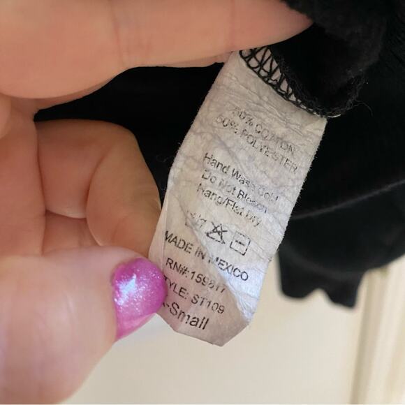 ALTAR’D STATE • Black Cowboy Skeleton Country Roads Sweatshirt Pullover - Picture 6 of 7